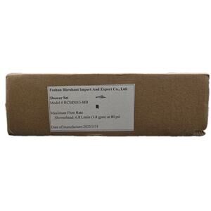 Matte Black Rain Shower Head and Handle Set (RCS85013-MB) [124]